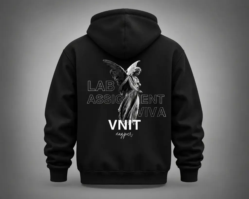 Monochrome Graphic Hoodie 